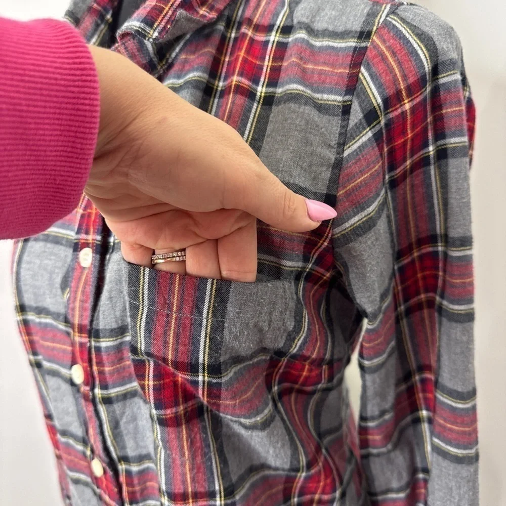 J.Crew Plaid Women’s ‘The Perfect Shirt’ Button Up (S)